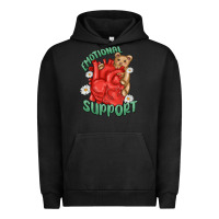 Pigment Black emotional support Urban Hoodie - MaliasSmallBusiness