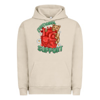 Pigment French Oak emotional support Urban Hoodie - MaliasSmallBusiness