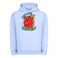 Pigment Grape Ice emotional support Urban Hoodie - MaliasSmallBusiness