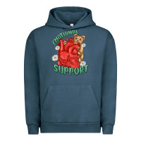 Pigment Midnight Navy emotional support Urban Hoodie - MaliasSmallBusiness