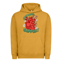 Pigment Peanut Butter emotional support Urban Hoodie - MaliasSmallBusiness