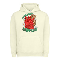 Pigment Pistachio emotional support Urban Hoodie - MaliasSmallBusiness