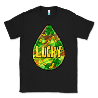 Black St.patrick's teardrop earrings Classic Tee - FaDigitalArtStudio