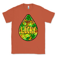 Copper St.patrick's teardrop earrings Classic Tee - FaDigitalArtStudio
