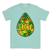 Seafoam St.patrick's teardrop earrings Classic Tee - FaDigitalArtStudio