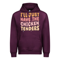 Mauve Wine i'll just have the chicken tenders Urban Hoodie - MaliasSmallBusiness