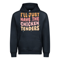 Navy i'll just have the chicken tenders Urban Hoodie - MaliasSmallBusiness