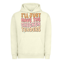 Pigment Pistachio i'll just have the chicken tenders Urban Hoodie - MaliasSmallBusiness