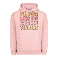 Pigment Salmon i'll just have the chicken tenders Urban Hoodie - MaliasSmallBusiness
