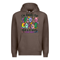 Coffee I'm ready for second grade but is it ready for me Premium Hoodie - RanaPortraitStore