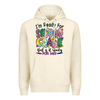 Sandshell I'm ready for second grade but is it ready for me Premium Hoodie - RanaPortraitStore