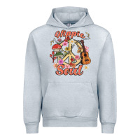 Heather Grey hippie soul Urban Hoodie - MaliasSmallBusiness