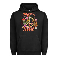 Pigment Black hippie soul Urban Hoodie - MaliasSmallBusiness
