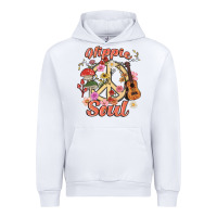 White hippie soul Urban Hoodie - MaliasSmallBusiness