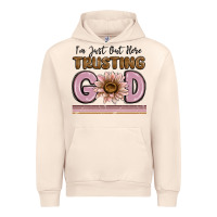 Sandshell im just out here trusting god Urban Hoodie - MaliasSmallBusiness