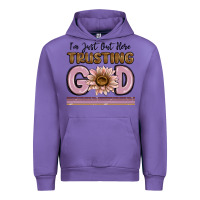 Tulip im just out here trusting god Urban Hoodie - MaliasSmallBusiness