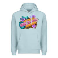 Blue Mist Hello Kindergarten Premium Hoodie - RanaPortraitStore
