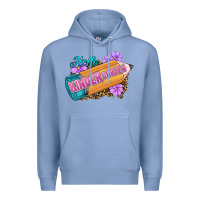 Colony Blue Hello Kindergarten Premium Hoodie - RanaPortraitStore