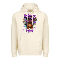 Tofu minding my own business afro messy bun Premium Hoodie - texasbilliewilder