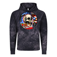 Cloud Black police skull and police equipment Vintage Hoodie - AdoDesignShop