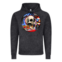 Vintage Black police skull and police equipment Vintage Hoodie - AdoDesignShop