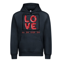 Navy love all day every day Urban Hoodie - MaliasSmallBusiness