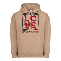 Pigment Burro love all day every day Urban Hoodie - MaliasSmallBusiness