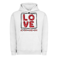 Pigment Lunar Rock love all day every day Urban Hoodie - MaliasSmallBusiness