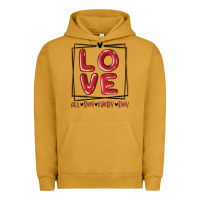 Pigment Peanut Butter love all day every day Urban Hoodie - MaliasSmallBusiness