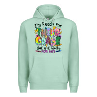 Seafoam I'm ready for third grade but is it ready for me Premium Hoodie - RanaPortraitStore