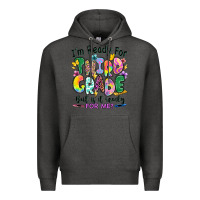 Charcoal Heather I'm ready for third grade but is it ready for me Premium Hoodie - RanaPortraitStore