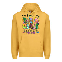 Mustard I'm ready for third grade but is it ready for me Premium Hoodie - RanaPortraitStore