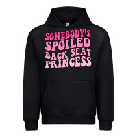 Black somebodys spoiled back seat princess Urban Hoodie - MaliasSmallBusiness