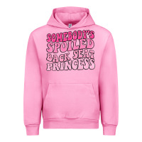 Fuchsia Pink somebodys spoiled back seat princess Urban Hoodie - MaliasSmallBusiness
