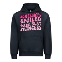 Navy somebodys spoiled back seat princess Urban Hoodie - MaliasSmallBusiness