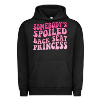 Pigment Black somebodys spoiled back seat princess Urban Hoodie - MaliasSmallBusiness