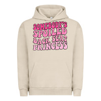 Pigment French Oak somebodys spoiled back seat princess Urban Hoodie - MaliasSmallBusiness