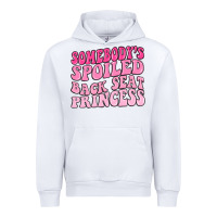 White somebodys spoiled back seat princess Urban Hoodie - MaliasSmallBusiness