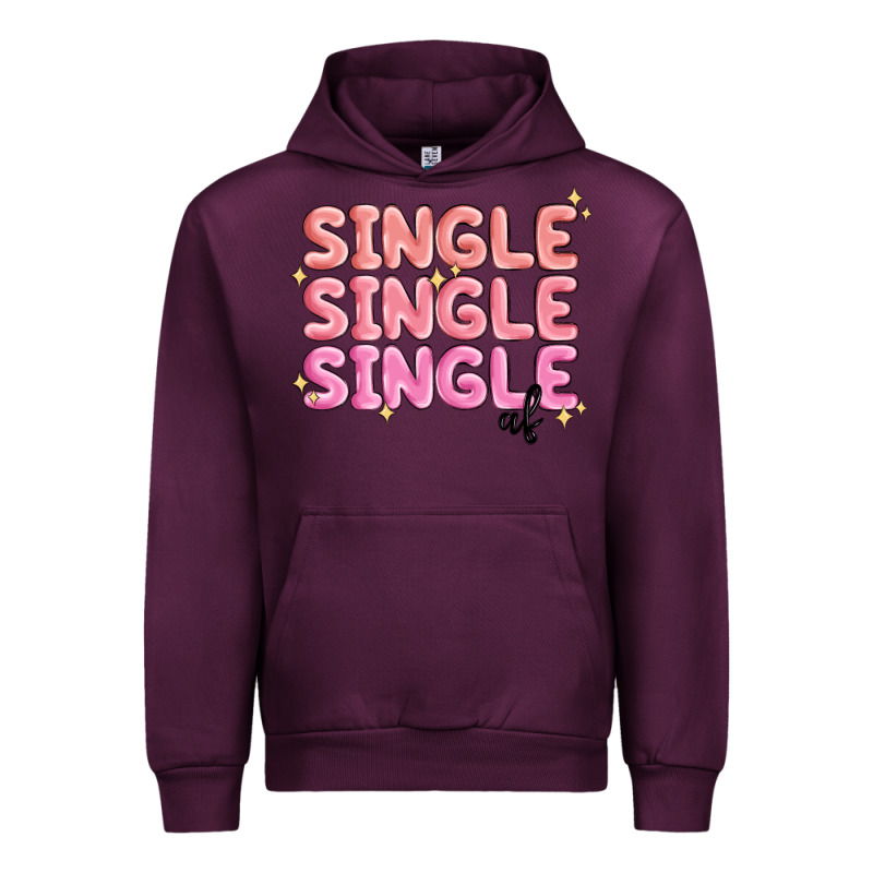 Single Single Single Af Urban Hoodie by MaliasSmallBusiness | Teevron