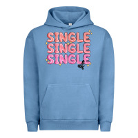 Pigment Pebble Blue single single single af Urban Hoodie - MaliasSmallBusiness