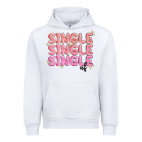 White single single single af Urban Hoodie - MaliasSmallBusiness