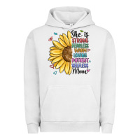 Pigment Lunar Rock she is strong fearless warm loving mom Urban Hoodie - MaliasSmallBusiness
