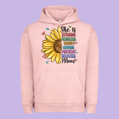 Urban Hoodie she is strong fearless warm loving mom
