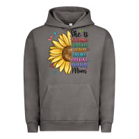 Pigment Tornado she is strong fearless warm loving mom Urban Hoodie - MaliasSmallBusiness