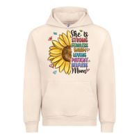 Sandshell she is strong fearless warm loving mom Urban Hoodie - MaliasSmallBusiness