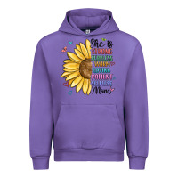 Tulip she is strong fearless warm loving mom Urban Hoodie - MaliasSmallBusiness
