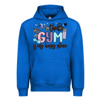 Cobalt the gym is my happy place Urban Hoodie - MaliasSmallBusiness