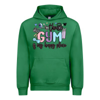 Emerald the gym is my happy place Urban Hoodie - MaliasSmallBusiness