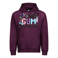 Mauve Wine the gym is my happy place Urban Hoodie - MaliasSmallBusiness