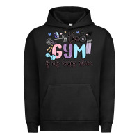 Pigment Black the gym is my happy place Urban Hoodie - MaliasSmallBusiness